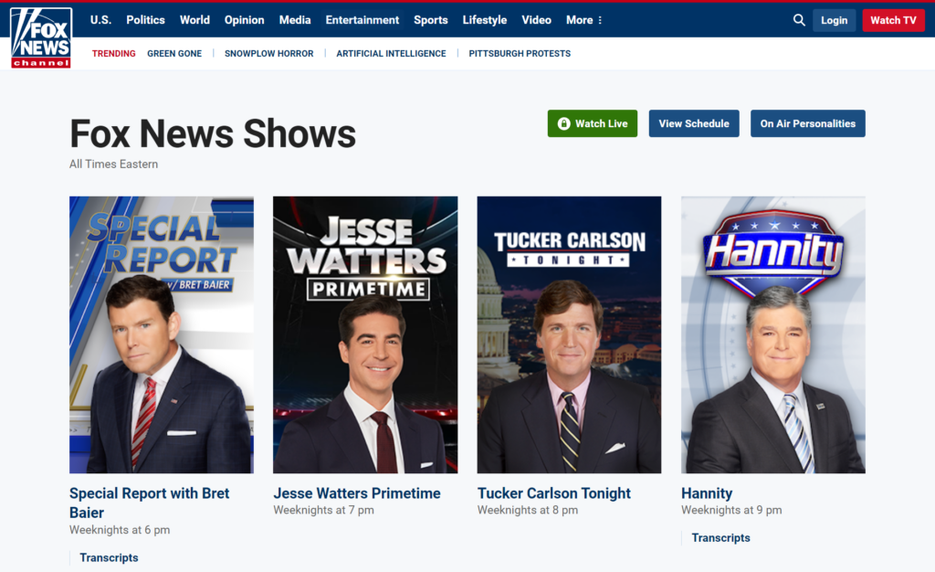 Fox News Channel Guide: Finding Your Favorite Network on Dish